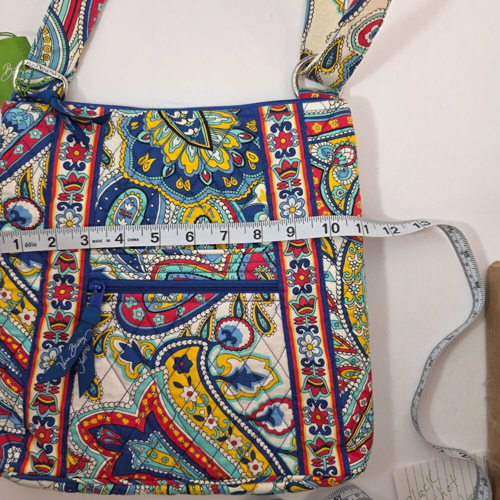 Vera Bradley Marina Paisley Hipster Crossbody Bag + Euro Wallet Set NWT - Picture 13 of 16